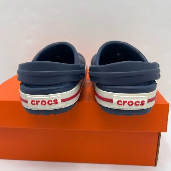CROCS Kids Navy Blue Slippers - Picture 13 of 16